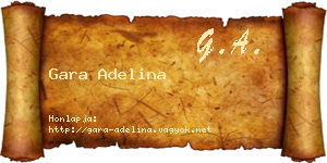 Gara Adelina névjegykártya